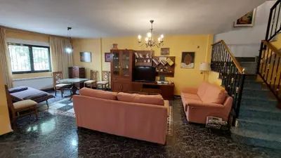 Zona de estar de Casa Rural Ambroz