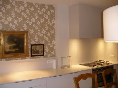 Una cocina o zona de cocina en Apartamento Tíbula Teatro Parking