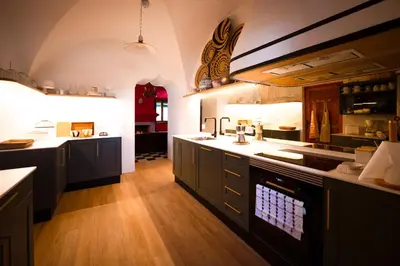 Una cocina o zona de cocina en Cortijo Negretti