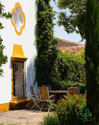Jardín al aire libre en Cortijo Negretti