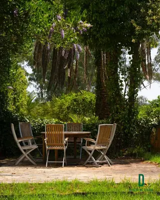 Jardín al aire libre en Cortijo Negretti