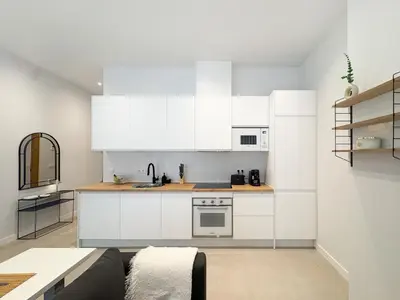 Una cocina o zona de cocina en TAYP Navalmoral Estudios