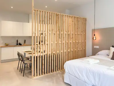 Cama o camas de una habitación en TAYP Navalmoral Estudios