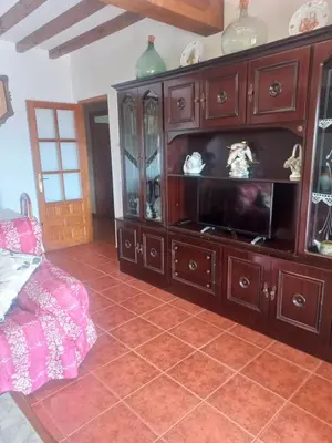 Una televisión o centro de entretenimiento en Casa Cordovilla