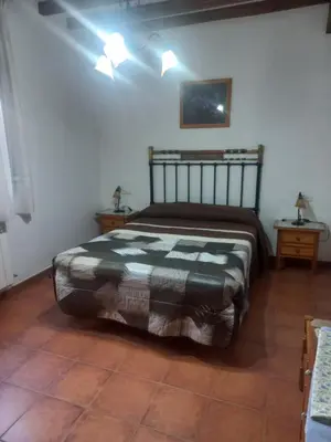 Cama o camas de una habitación en Casa Abaco