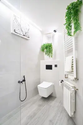 Un baño de Los Jardines de San Cristobal centrico y tranquilo