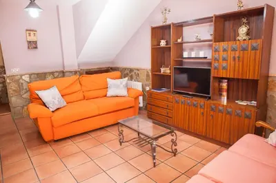 Zona de estar de Casas Rurales La Dehesa