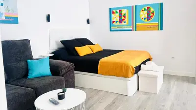 Zona de estar de Apartamentos la Cárcava