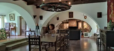 Zona de estar de Casa Grande de La Casería