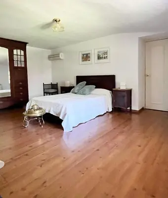 Cama o camas de una habitación en Casa Grande de La Casería