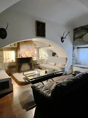 Zona de estar de Casa Grande de La Casería