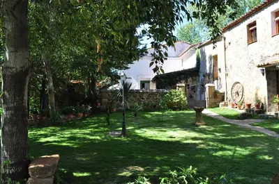 Jardín al aire libre en Casa Grande de La Casería