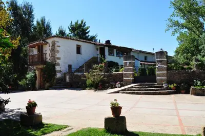 Jardín al aire libre en Casa Grande de La Casería