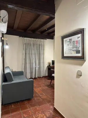 Zona de estar de Apartamentos Rurales La Plaza