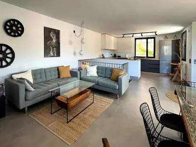 Zona de estar de Los Castaños