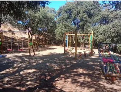 Zona de juegos infantil en Casa Ángel