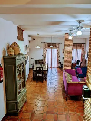 Zona de estar de Casa El Descanso Del Peregrino