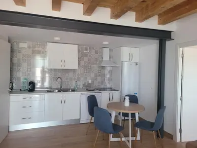 Una cocina o zona de cocina en Gata Maitea -Apart Ama- Sierra de Gata