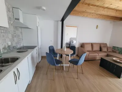Una cocina o zona de cocina en Gata Maitea -Apart Ama- Sierra de Gata