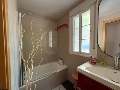 Un baño de Acogedor chalet con jardín ideal para desconectar