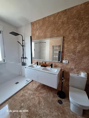 Un baño de La Casa del Cribero