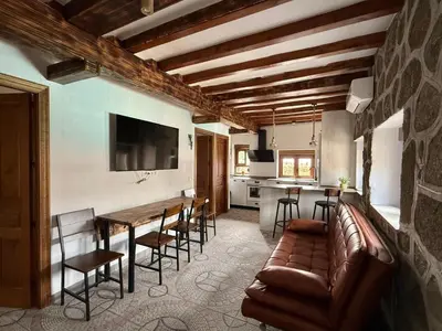 Zona de estar de La Casa de los Testarros