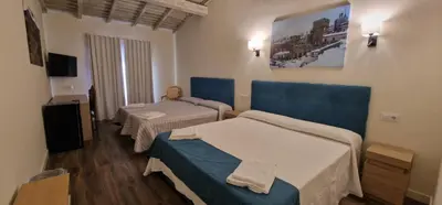 Cama o camas de una habitación en Hotel Rural Atalaya