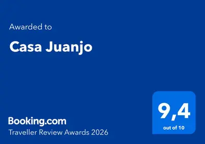 Certificado, premio, señal o documento que está expuesto en Casa Juanjo
