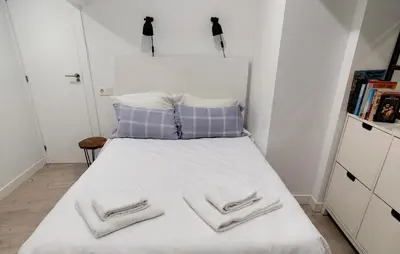 Cama o camas de una habitación en Exclusivo apartamento en casco antiguo