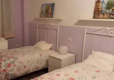 Cama o camas de una habitación en La Luna Gamberra