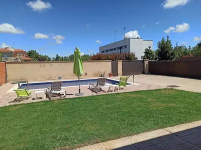 Jardín al aire libre en La Luna Gamberra