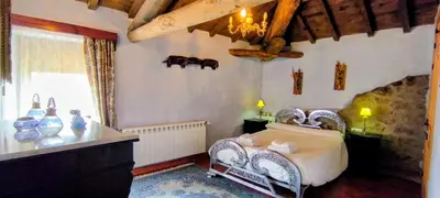 Cama o camas de una habitación en Casa rural Gemerendura y Son Soles