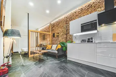 Una cocina o zona de cocina en Torre de los Púlpitos
