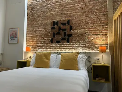 Cama o camas de una habitación en Torre de los Púlpitos