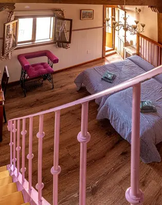 Cama o camas de una habitación en La Casa del Burro