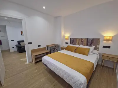 Cama o camas de una habitación en Apartamentos Picasso by gaiarooms