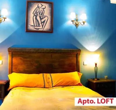 Cama o camas de una habitación en Casa Tictágora