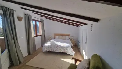 Cama o camas de una habitación en Casa Los Olivos