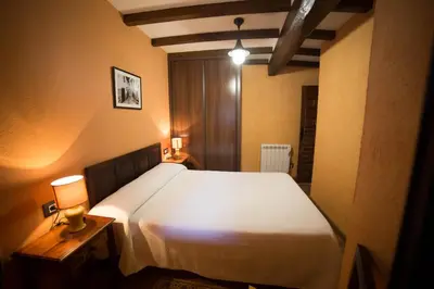 Cama o camas de una habitación en Casa Rural LA REGADERA I