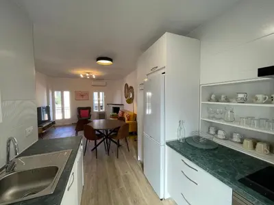 Una cocina o zona de cocina en Las Calas departamento ideal!