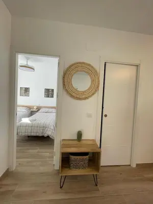 Cama o camas de una habitación en Las Calas departamento ideal!