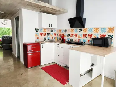 Una cocina o zona de cocina en Casa Patio del Vino