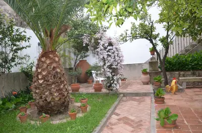 Jardín al aire libre en Casa Rural Antolina