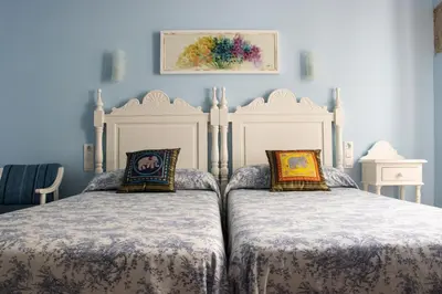 Cama o camas de una habitación en Casa Rural Antolina