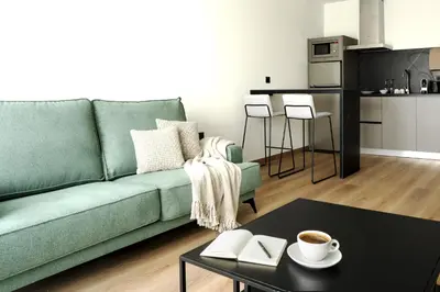 Una cocina o zona de cocina en Alora Apartamentos Mérida