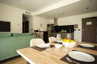 Una cocina o zona de cocina en Alora Apartamentos Mérida