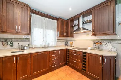 Una cocina o zona de cocina en La Casita de La Aduana