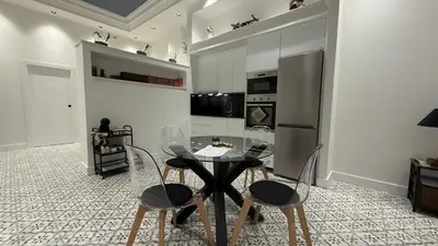 Una cocina o zona de cocina en Alojamiento Lope d vega