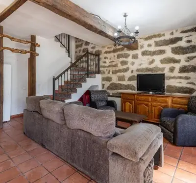 Zona de estar de La Bodega de Gredos