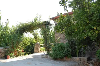 Jardín al aire libre en Casas Rurales Carrizosa